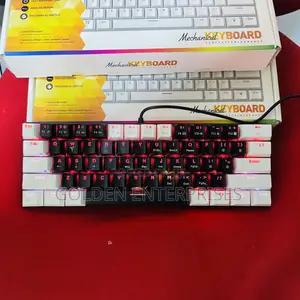 Mini Ergonomic Angled Design Mechanical Gaming Keyboard