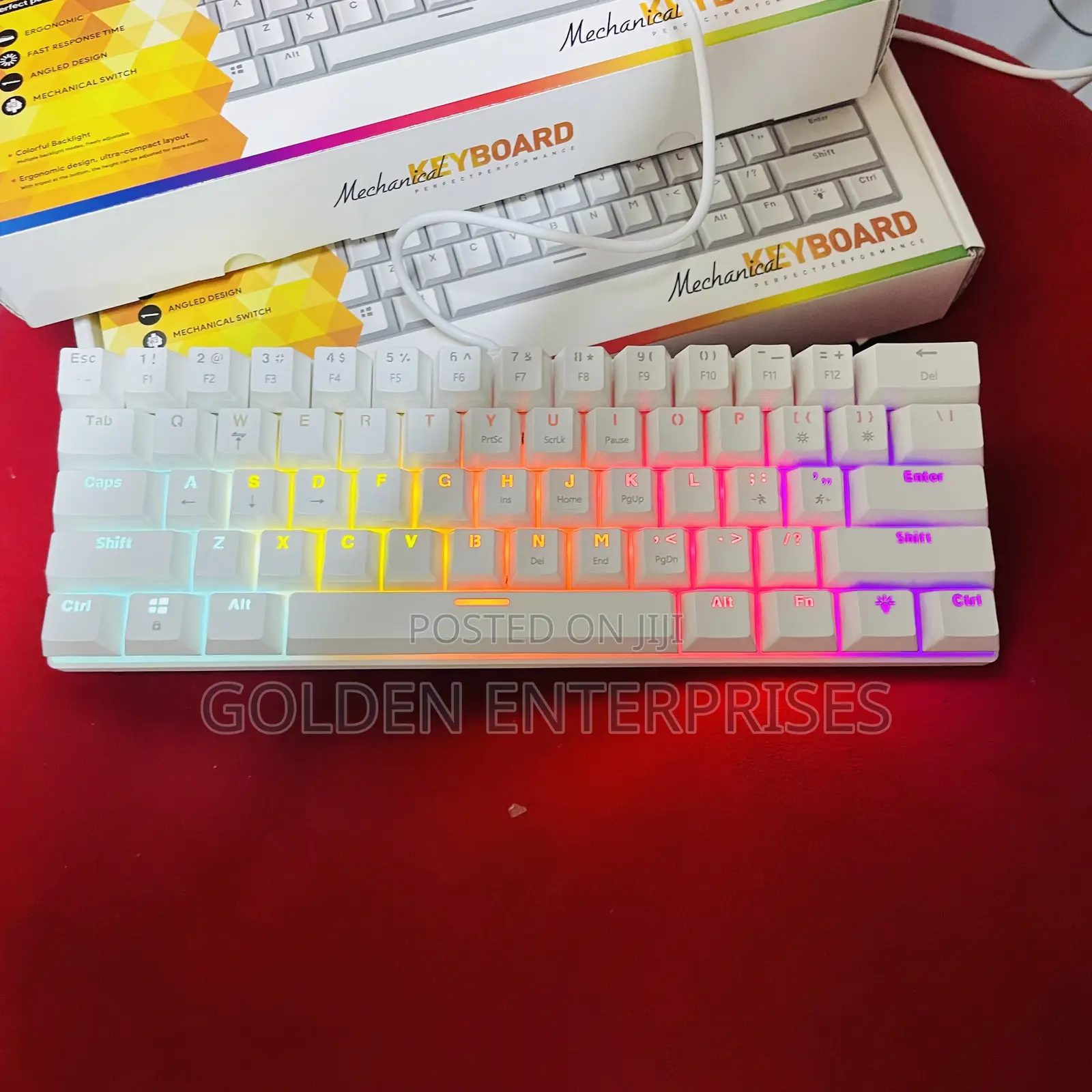 White Perfect Gaming Keyboard