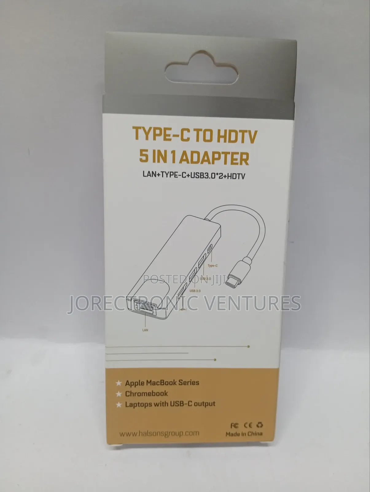 Type C to HDTV 5 in 1 Adapter