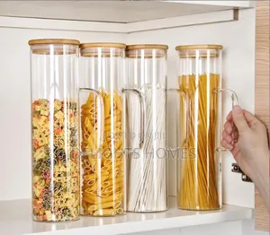 Italian Pasta Noodels Storage Jar_car