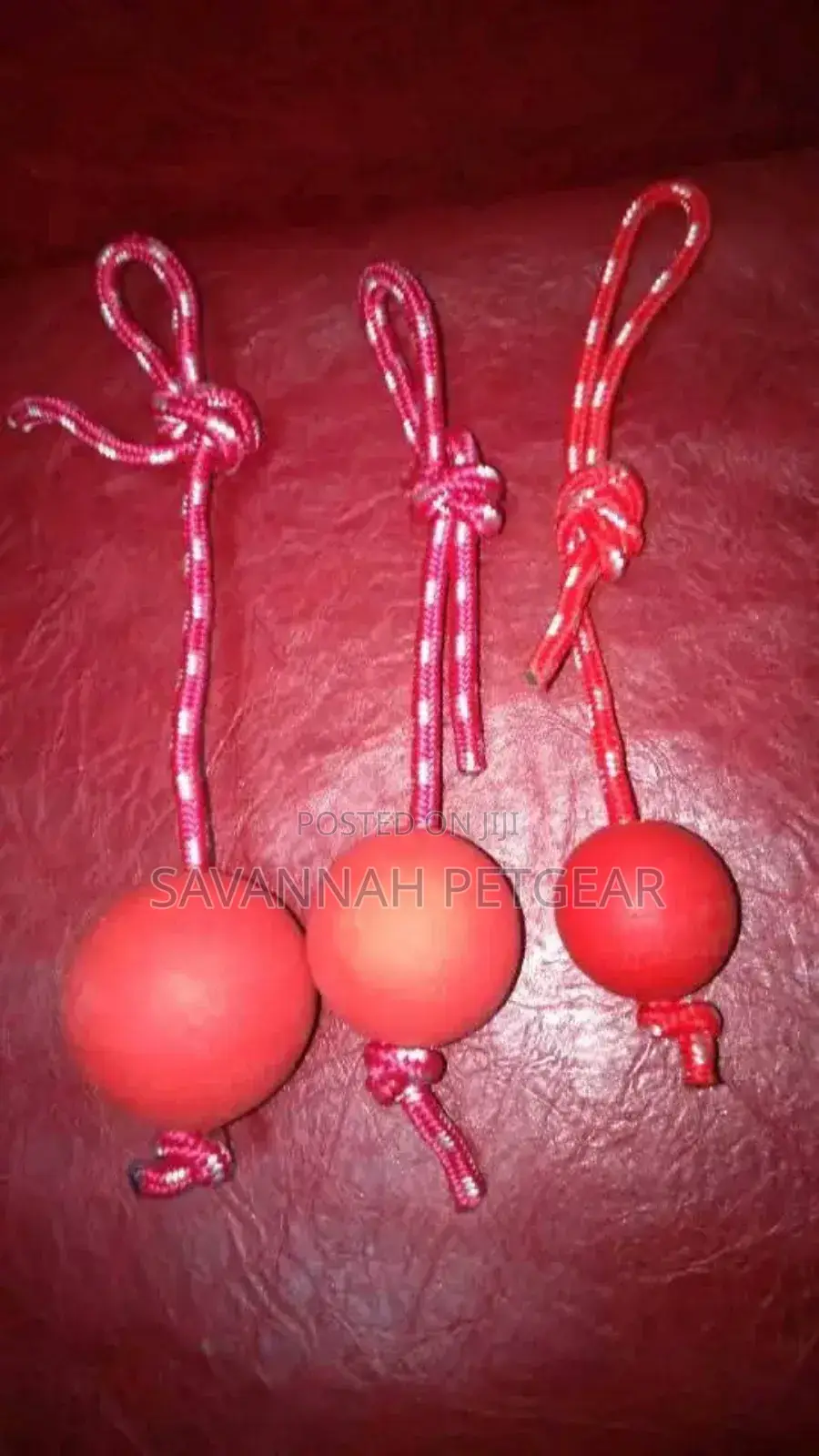 Pet Rubber Solid Bouncy Ball, Training Interactive Dog Toy