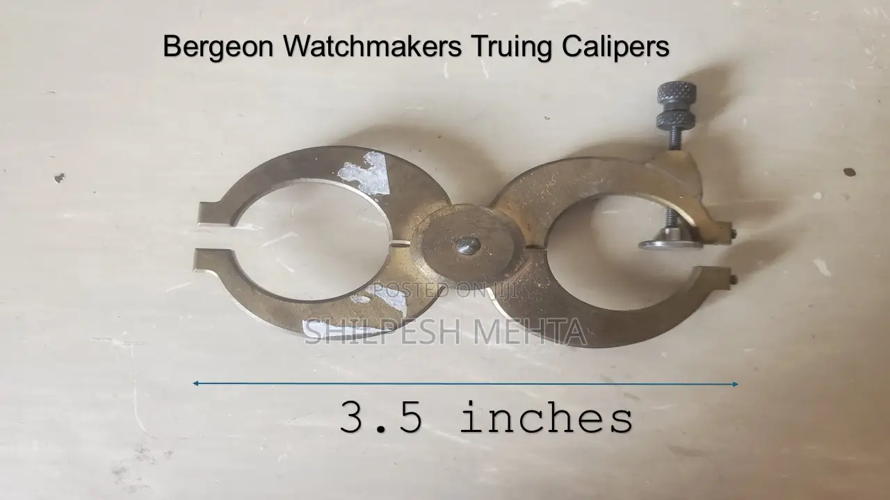 Vintage Truing Caliper W/Steel Pivot Protector