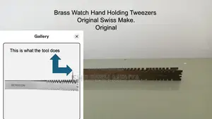 Brass Watch Hand Holding Tweezers (Swiss Make)