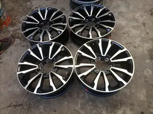 Prado Black Silver Sports Rims Size 17 Set