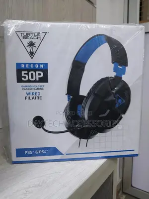 Turtle Beach Recon 50p Black Over-Ear Stereo Gaming Headset