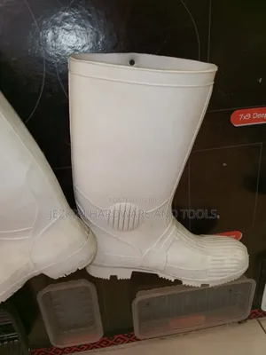 White Gumboots Industrial