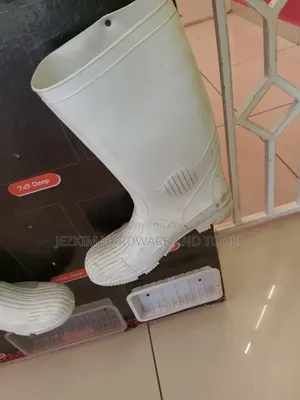 White Gumboots Industrial