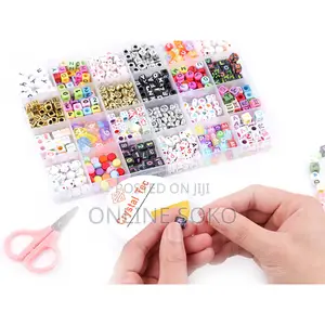 Kids Pre-school Educational Jewelry Making Bead Kit Toy