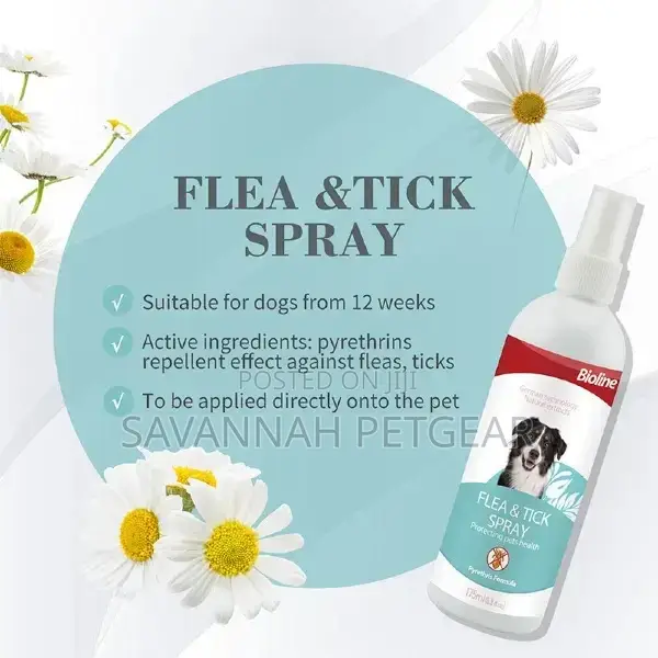 Bioline Flea Tick Spray for Dogs