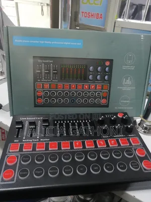 Universal Live Sound Card With Real Time Ear Function