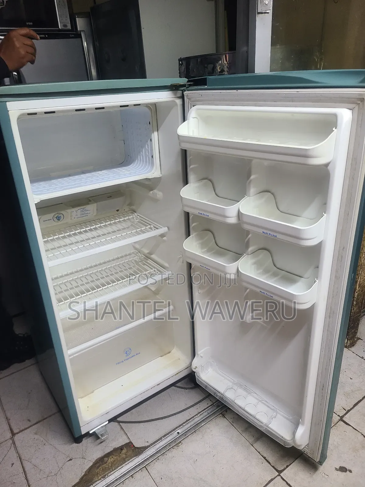 Green Single Door Fridge 180litres
