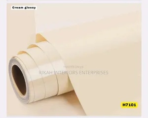 Cream Glossy Contact Papers