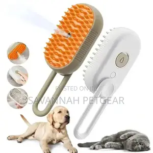 Pet Grooming Steam Brush for Dogs Cats, Rechargeable