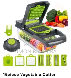 16pc Multifunctional Vegetable Cutter / Dicer