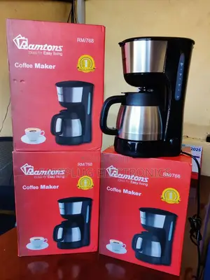 *Ramtons Coffee Maker Stainless Steel Jar 1ltr Rm768