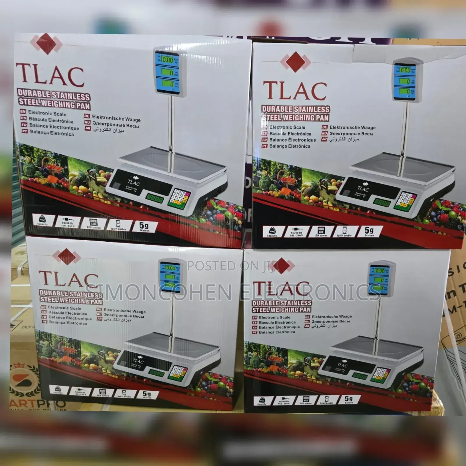 Tlac 40 KGS Acs-40 Digital Computing Weighing Scale With Arm