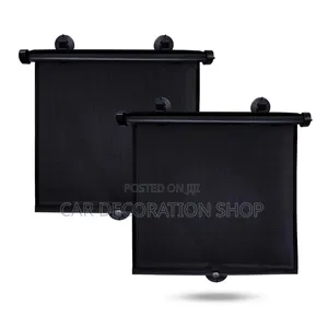 Retractable Heat/Uv Rays Glare Protection Sunshade 2pcs