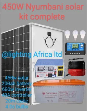 450w Nyumbani Solar Kit Complete