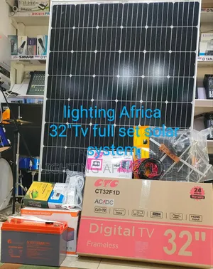 32" Tv Nyumbani Solar Kit With 100ah Felicity Gel Battery