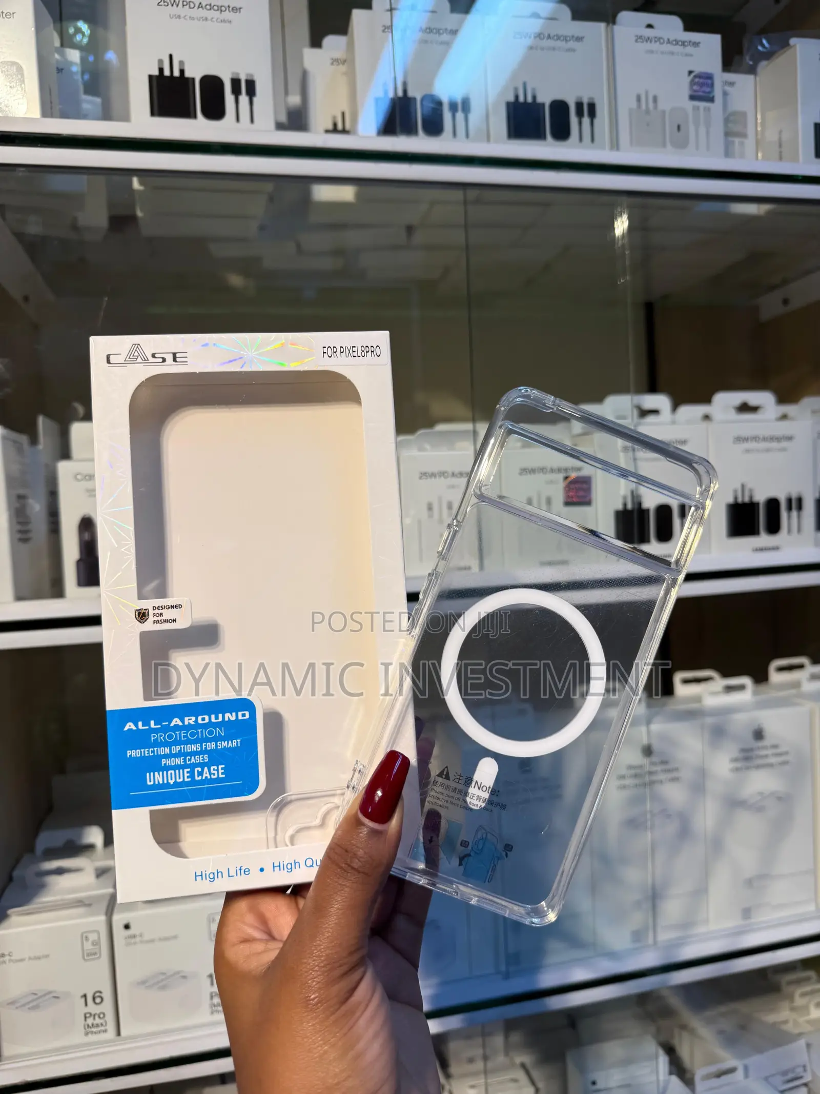 Google Pixel 8 Pro Clear Magsafe Shockproof Case/Cover