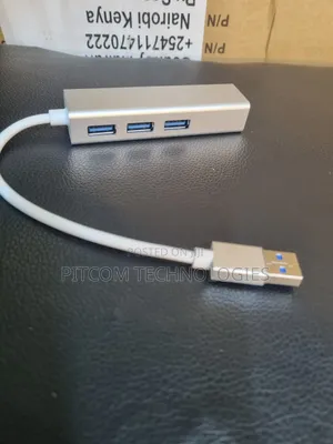 Usb Hub With Ethernet Adapter 3 Ports
