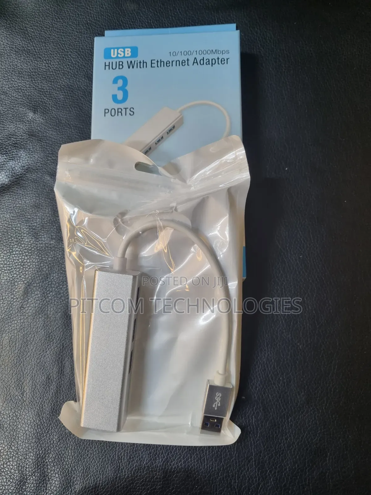 Usb Hub With Ethernet Adapter 3 Ports