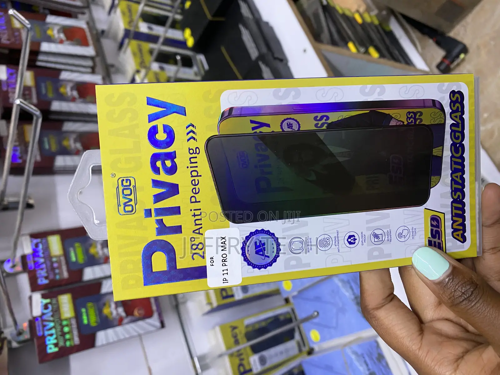 Prito Anti Static iPhone 11 Pro Max Pricacy Glass Protector