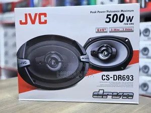 JVC 500 Watts 6 by 9 Oval Midrange Speakers - A Pair