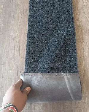 Dark Grey PVC Spaghetti Carpet