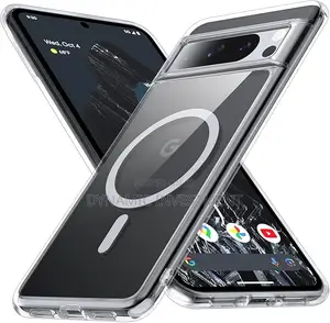 Google Pixel 7 Pro Magnetic Clear Shockproof Case/Cover