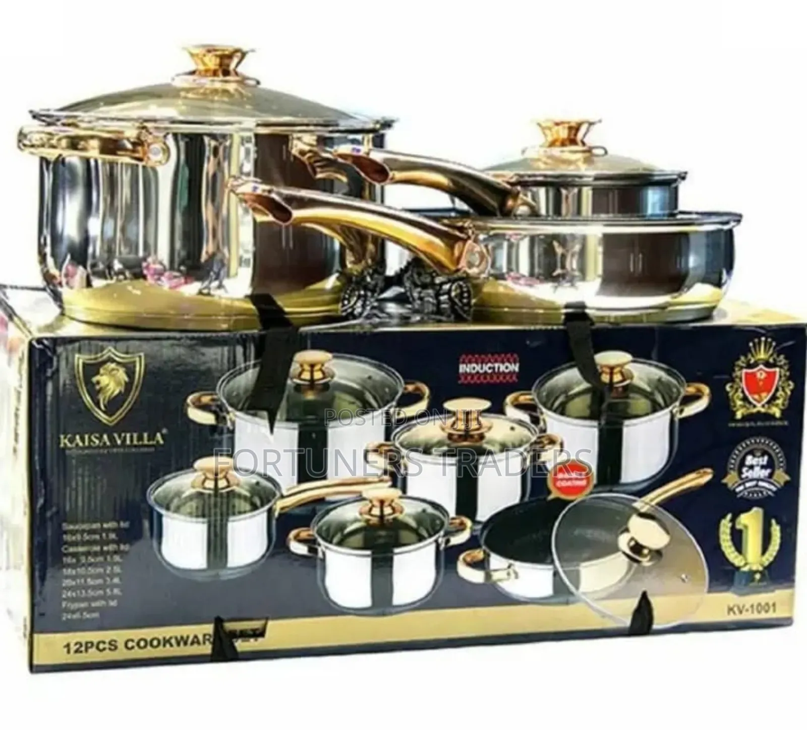 Stainless Steel Cookware Set 10pcs