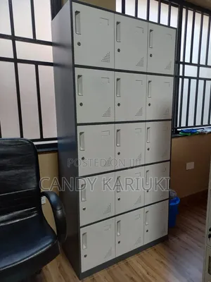 Office Storage Cabinet With 15 Partitions