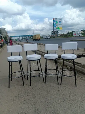 Black and White Kitchen Counter Stools or Bar Stools 