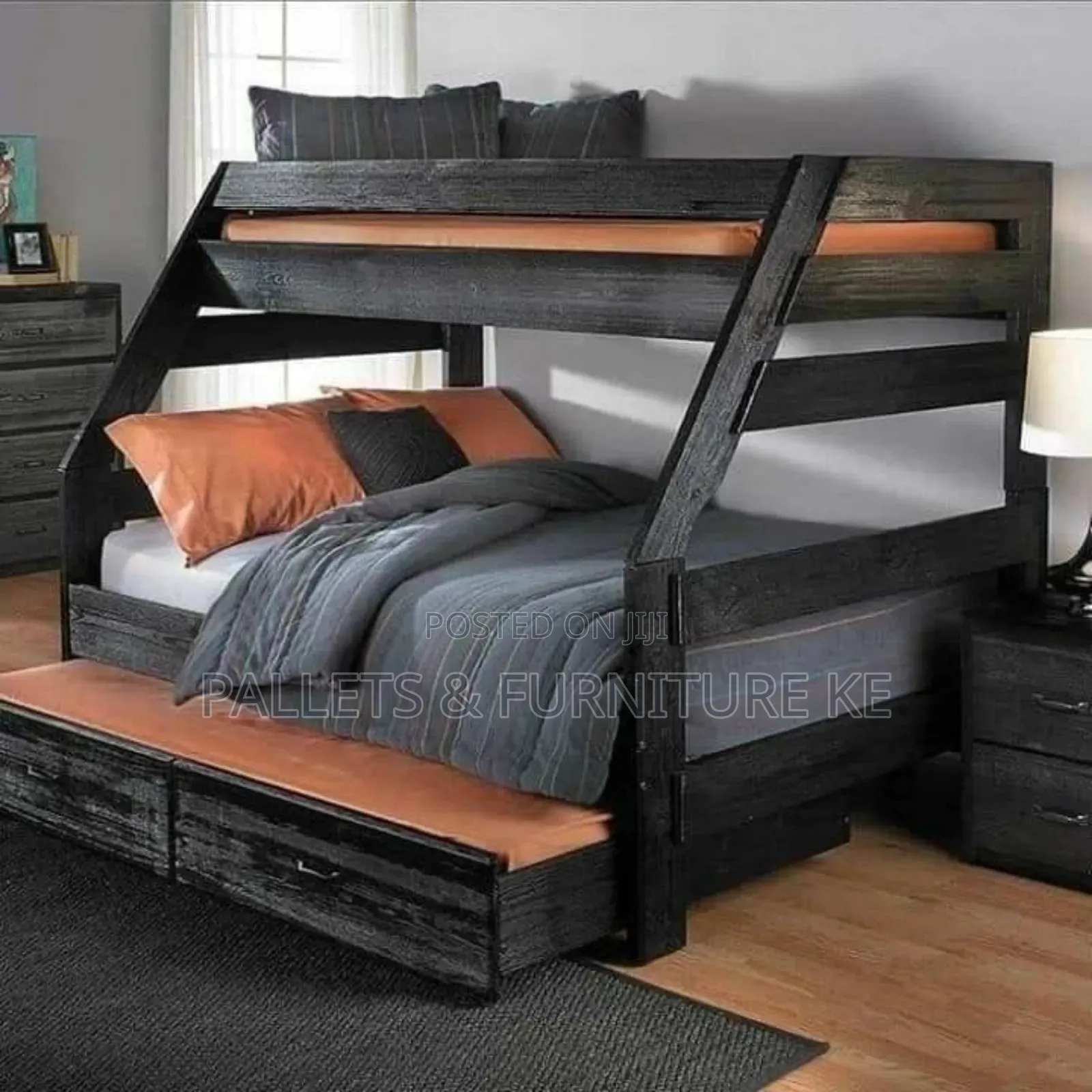 Forest Cabin Double Decker With Underbed