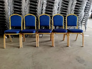 Vintage Royal Blue Banquet Chairs Tf4ew