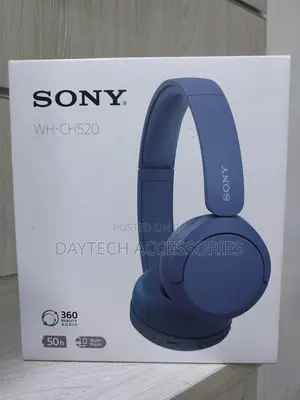 Sony Wh-Ch520 Wireless Headphones Bluetooth on-Ear Headset