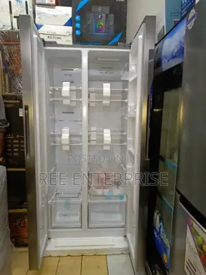 New Tlac 430 Litres Side by Side Nofrost Grey Refrigerator
