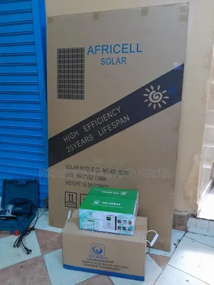 Full Solar System Hybrid 1kva 2 Solar 300w Battery 200ah