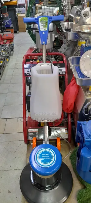 Atlas Floor Scrubber Machine With 2 Brushes and Pad Holder
