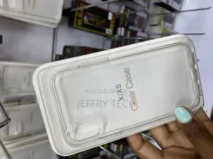 Amber iPhone Xs Max or iPhone X Clear Crystal Case