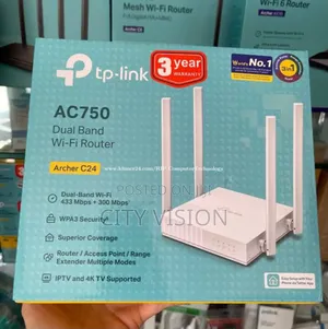 Tp Link Archer C24 Router Ac750 Wireless Dualband Router