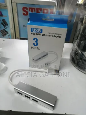 Usb 3.0 Hub With Ethernet Adapter
