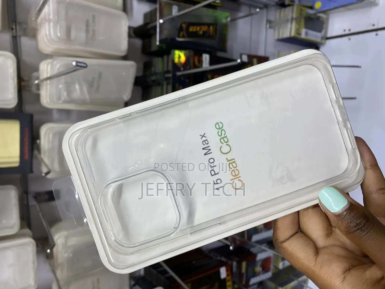 Tauri Crystal Clear Back Cover Case for iPhone 15 Pro Max
