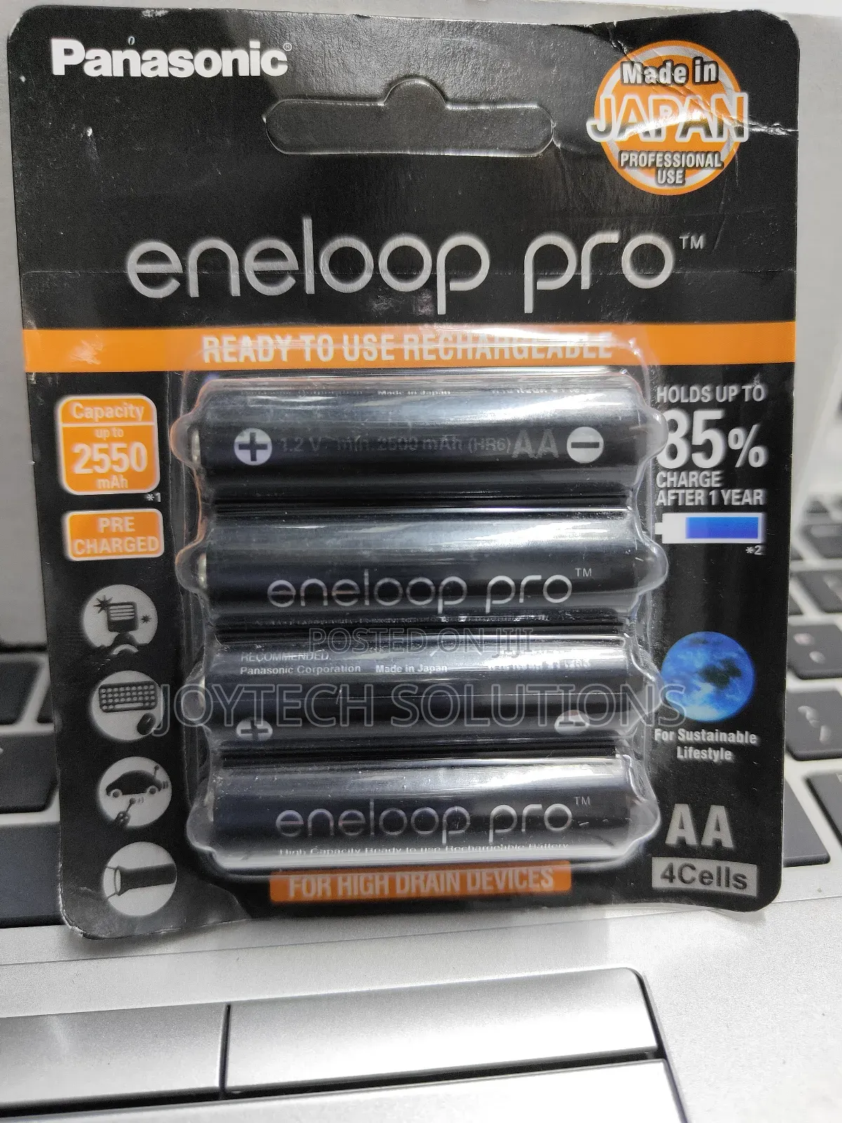 Heavy Duty Double Aa Eneloop Rechargeable Battery. 4 Pack