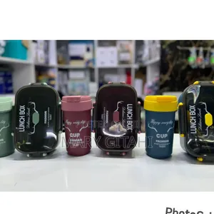 2pcs / Set Lunch Box Tumbler Bottle