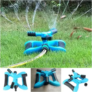 3 Arm Garden Sprinkler, 360° Rotating Sprinkler