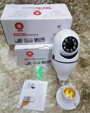 #Rotating Wifi Bulb Ptz Camera V380 Bulb Camera