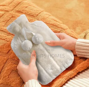 Plush Velvet Hot Water Bottle._nje