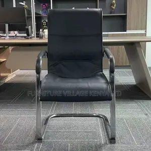 Office Chair:Contoured Ergonomic Leather Office Medium Chair