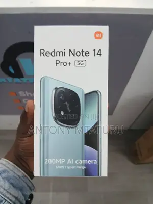 New Xiaomi Redmi Note 14 Pro+ 5G 512 GB Black